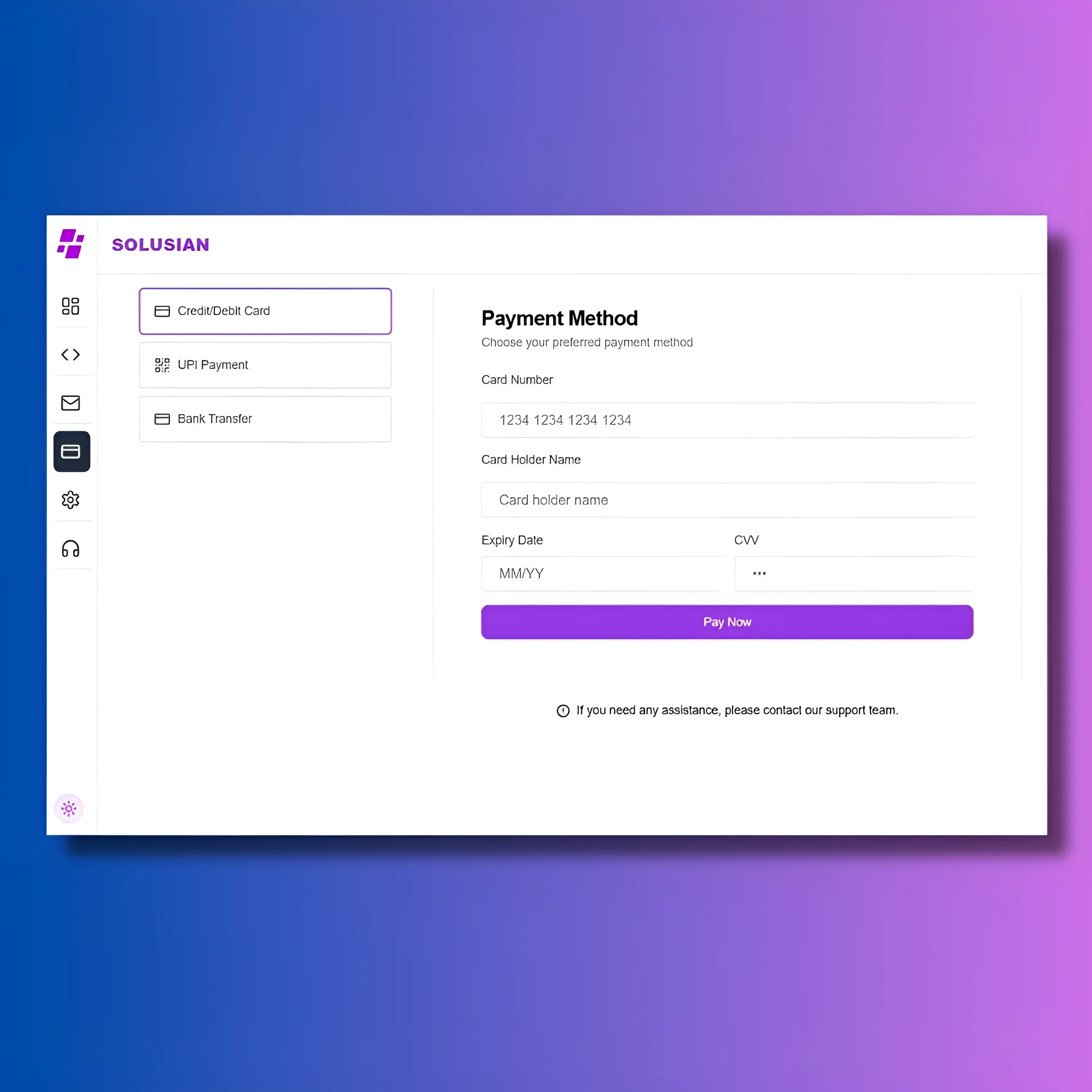 Custom Payment UI